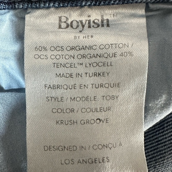 Boyish 90s Straight Jeans Tapered Leg Size 26 - Picture 9 of 14